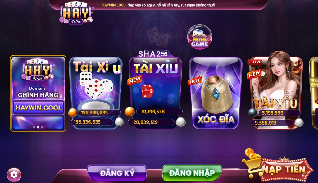 Tổng quan về sảnh cược Tài xỉu Haywin